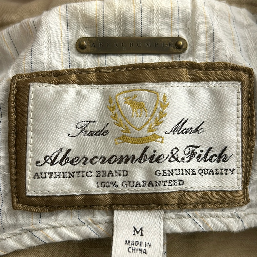 Women’s, Abercrombie & Fitch, Blazer style Shacket, Medium, Tan - Picture 8 of 11